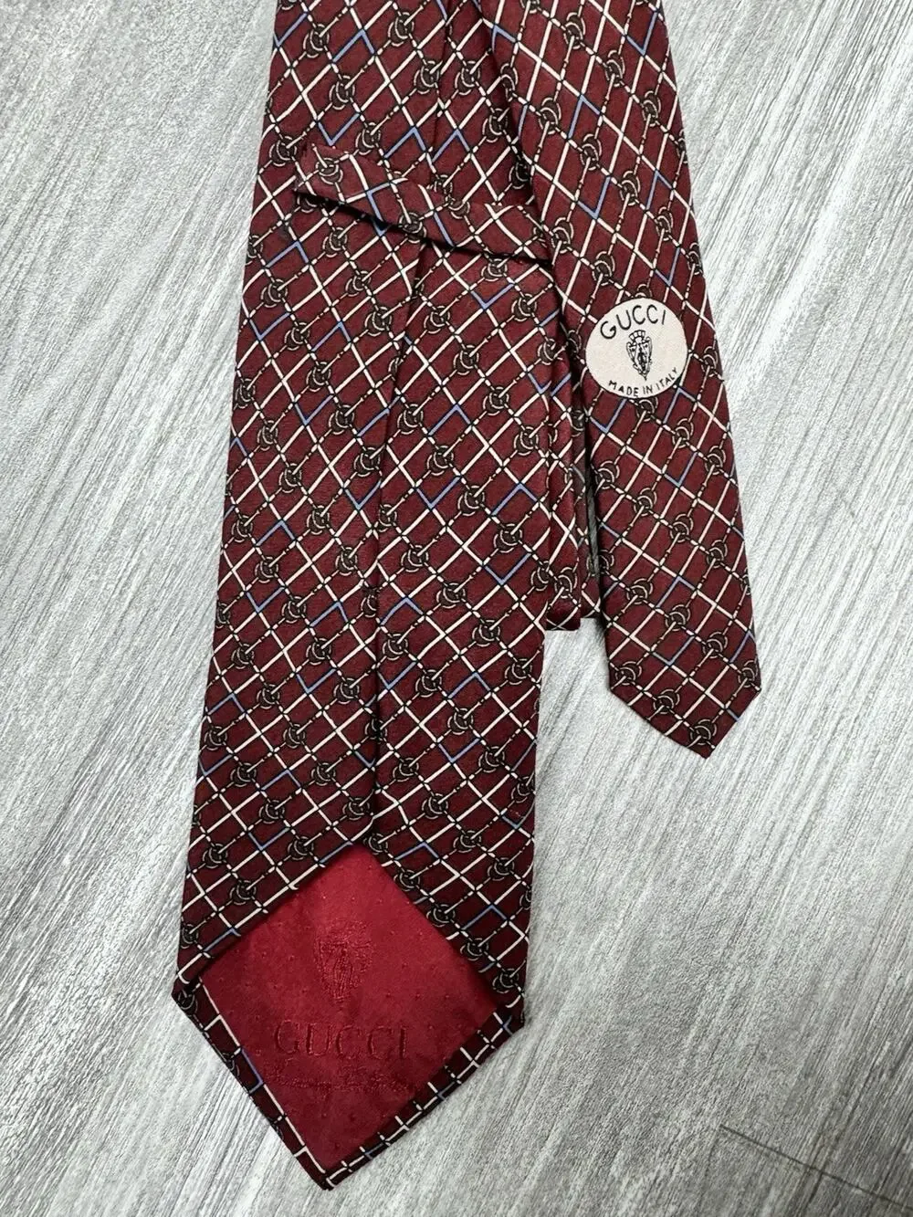Gucci Vintage Silk Tie